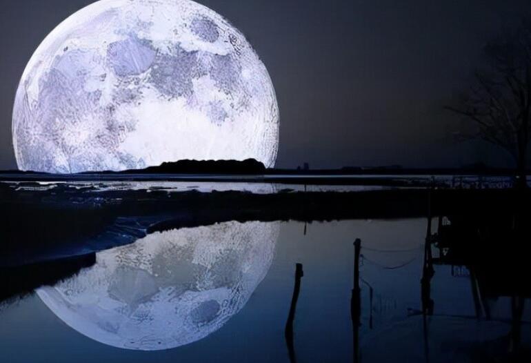 看月亮星星文案