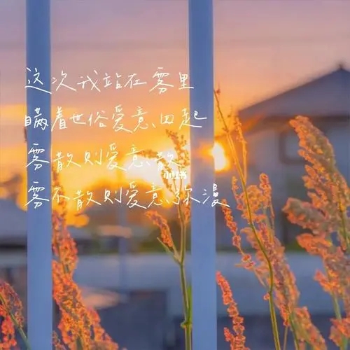 关于夕阳的爱情文案