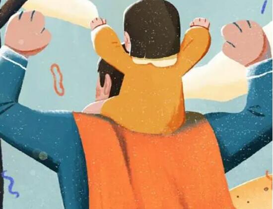 爸爸心疼女儿的文案