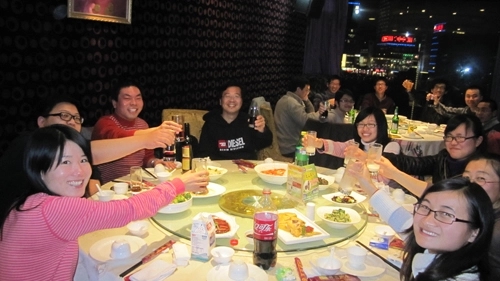 教师聚餐朋友圈文案