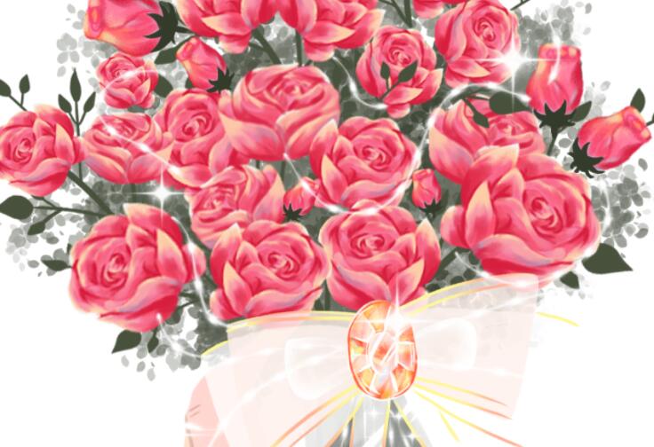 给自己买一束花的文案