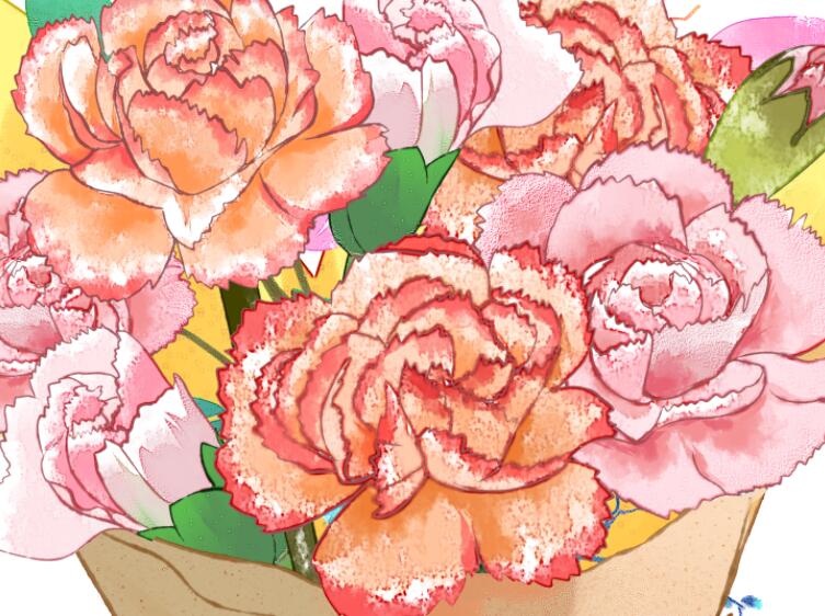 给自己买一束花的文案