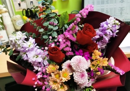 三八公司送花文案