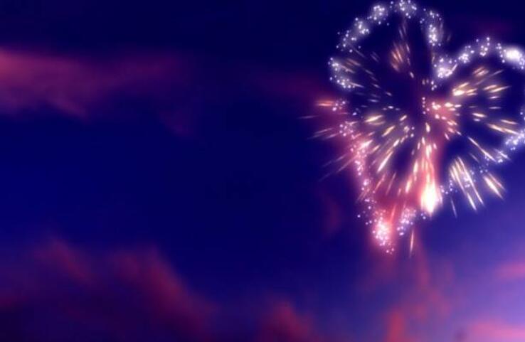 描写烟花的温柔文案