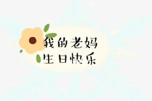 妈妈生日文案带图