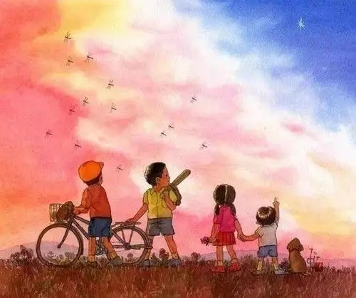 抖音文案无忧无虑的童年