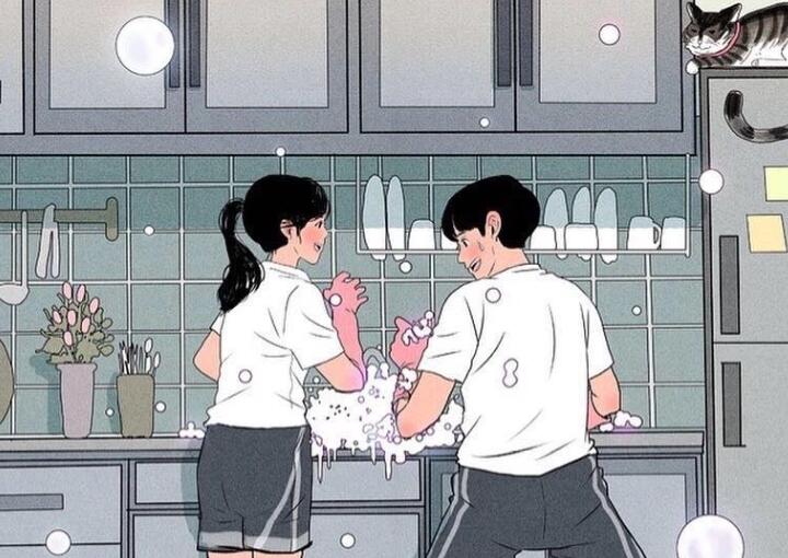 第一天确定关系的开心文案