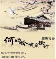 小说《何妨吟啸且徐行》经典语录文案和名句摘抄