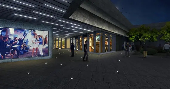 购物广场夜晚景观文案