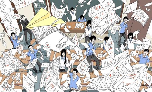 走进高三朋友圈文案