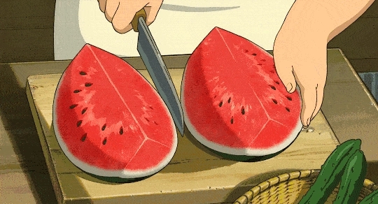 吃西瓜发朋友圈的文案