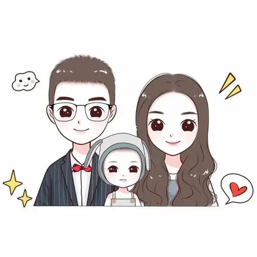 一家三口照片文案