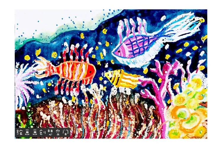 儿童画创意文案