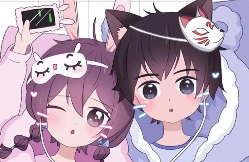 情侣发快手甜甜的文案