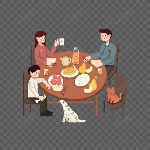 一家人聚餐的文案
