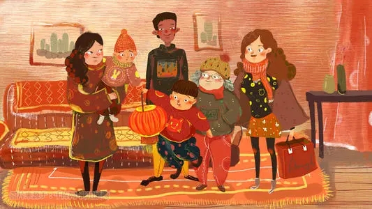 一家五口的文案