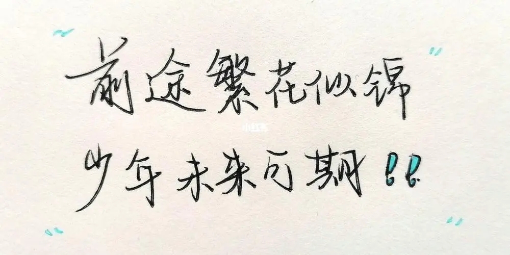 关于未来可期文案