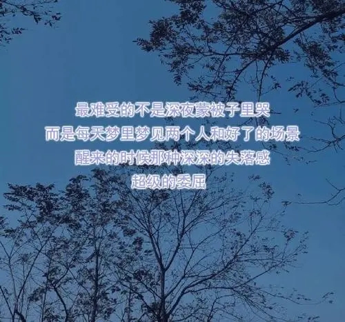 朋友圈文案伤感长