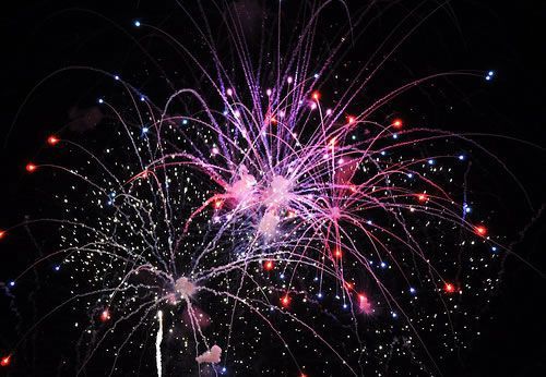 抖音烟花的文案