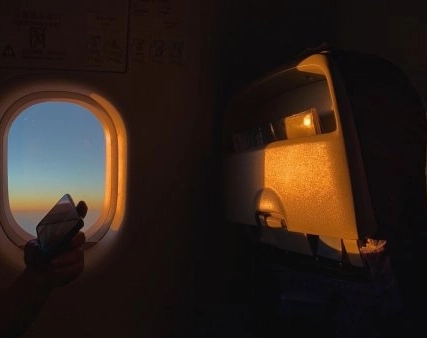 关于飞机的朋友圈文案