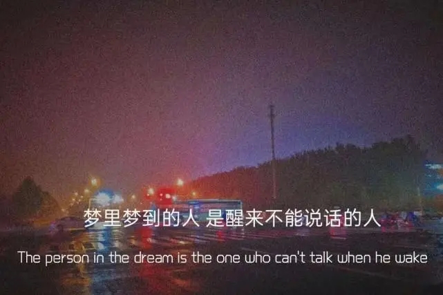 关于出现在梦里的人文案
