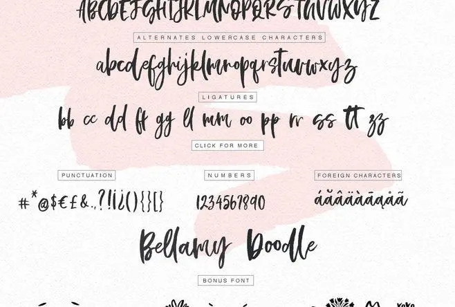 特殊英文字体文案