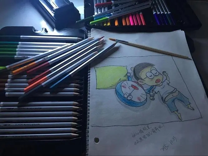 适合发画画的文案