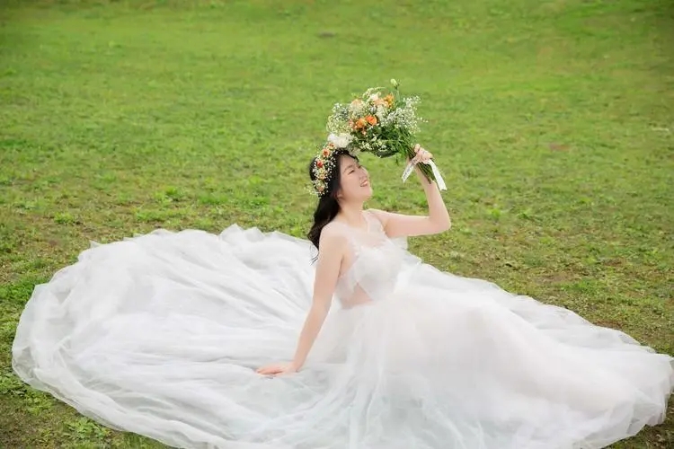 婚纱和你都是梦文案