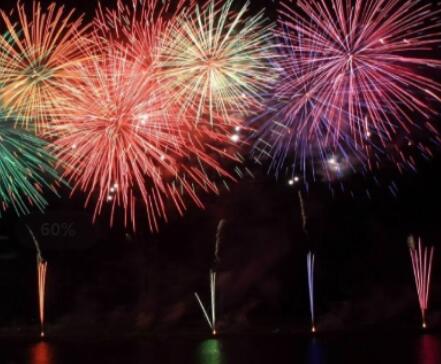 过年放烟花的文案