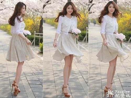 穿裙子拍照文案