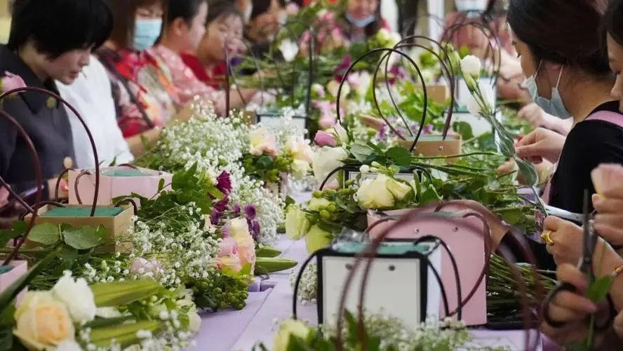 花艺课活动文案