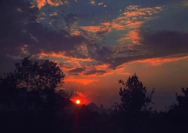 关于日落的文案短句