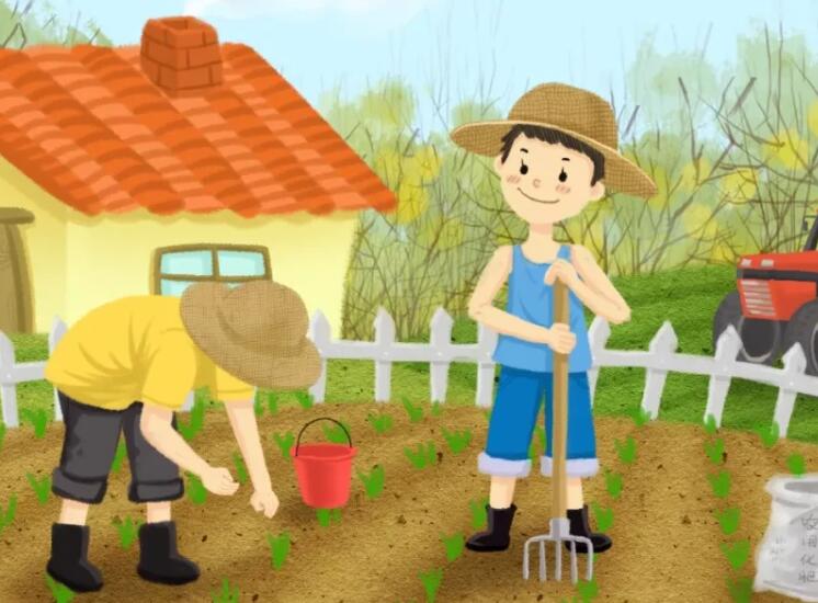 劳动时的心情一年级短语