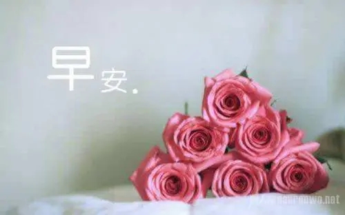 对恋人早安温馨句子文案