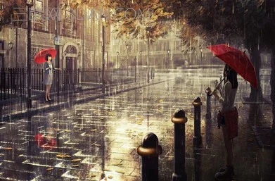 深夜下雨孤独的句子文案