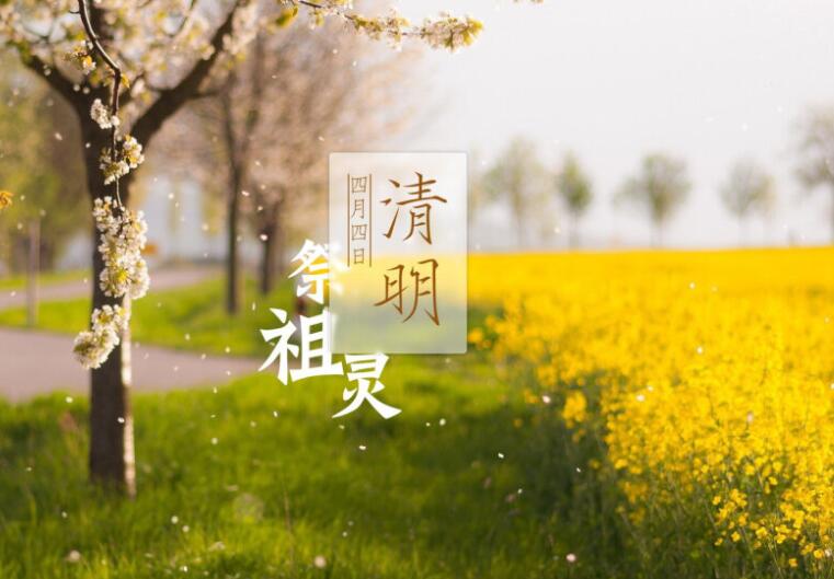 清明节风俗的诗句文案以及赏析