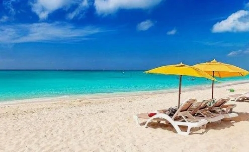 描述海滩的唯美句子文案