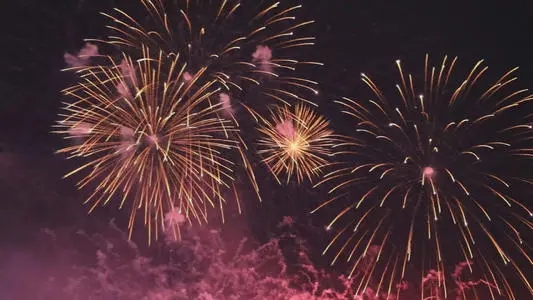 红灯焰火礼炮写几句话