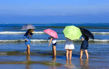 形容沙滩美景的句子文案