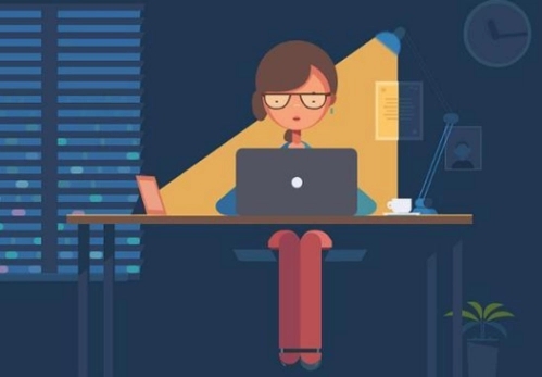 加班幽默的发朋友圈