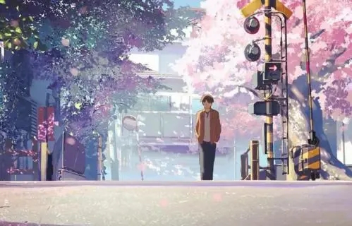 动漫中描写樱花的句子文案