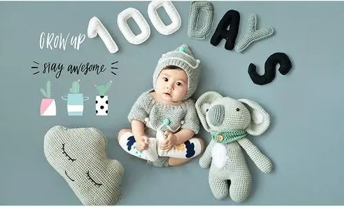 小孩满百天贺词