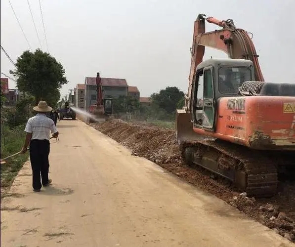 描写农村修路的句子文案
