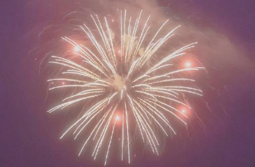 抖音放烟花的文案