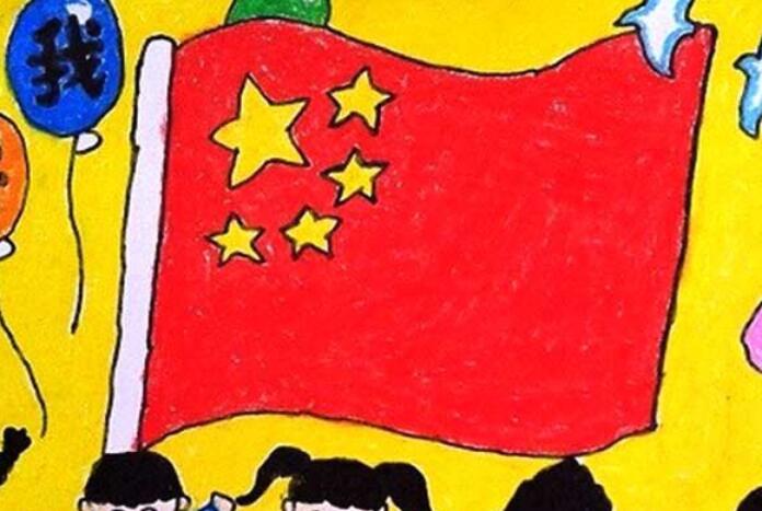 国庆节说一句话一年级