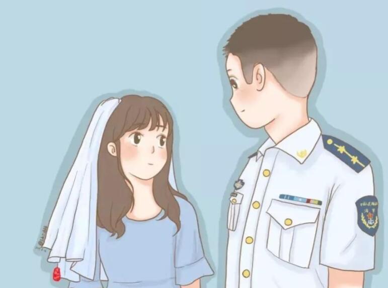 异地军恋的短句