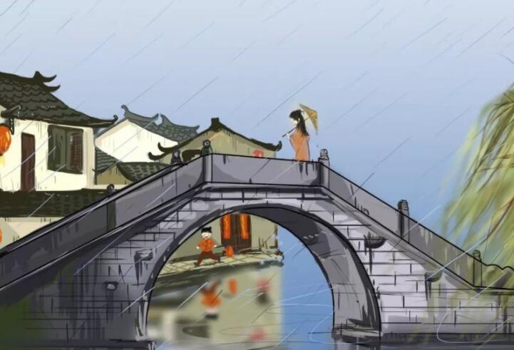 对春天雨后美景的赞美诗句文案