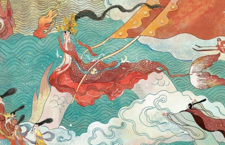 洛神赋中表达爱意的句子文案