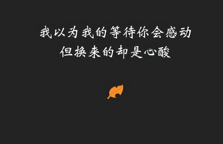 感情语录文案心痛的一段话