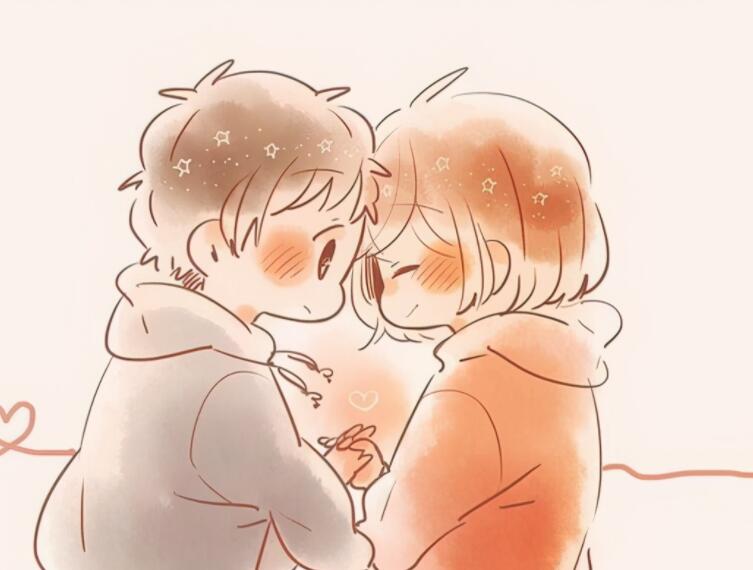 情侣句子文案一对简短唯美